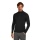 Icebreaker Underwear Long Sleeve Half-Zip 200 Oasis LS - Merino Wool, fitted - black Men's